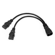 UPS Server Y Splitter C14 to 2 x C13 Power Extension Cable