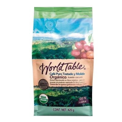 Café molido World Table tostado orgánico 420 g