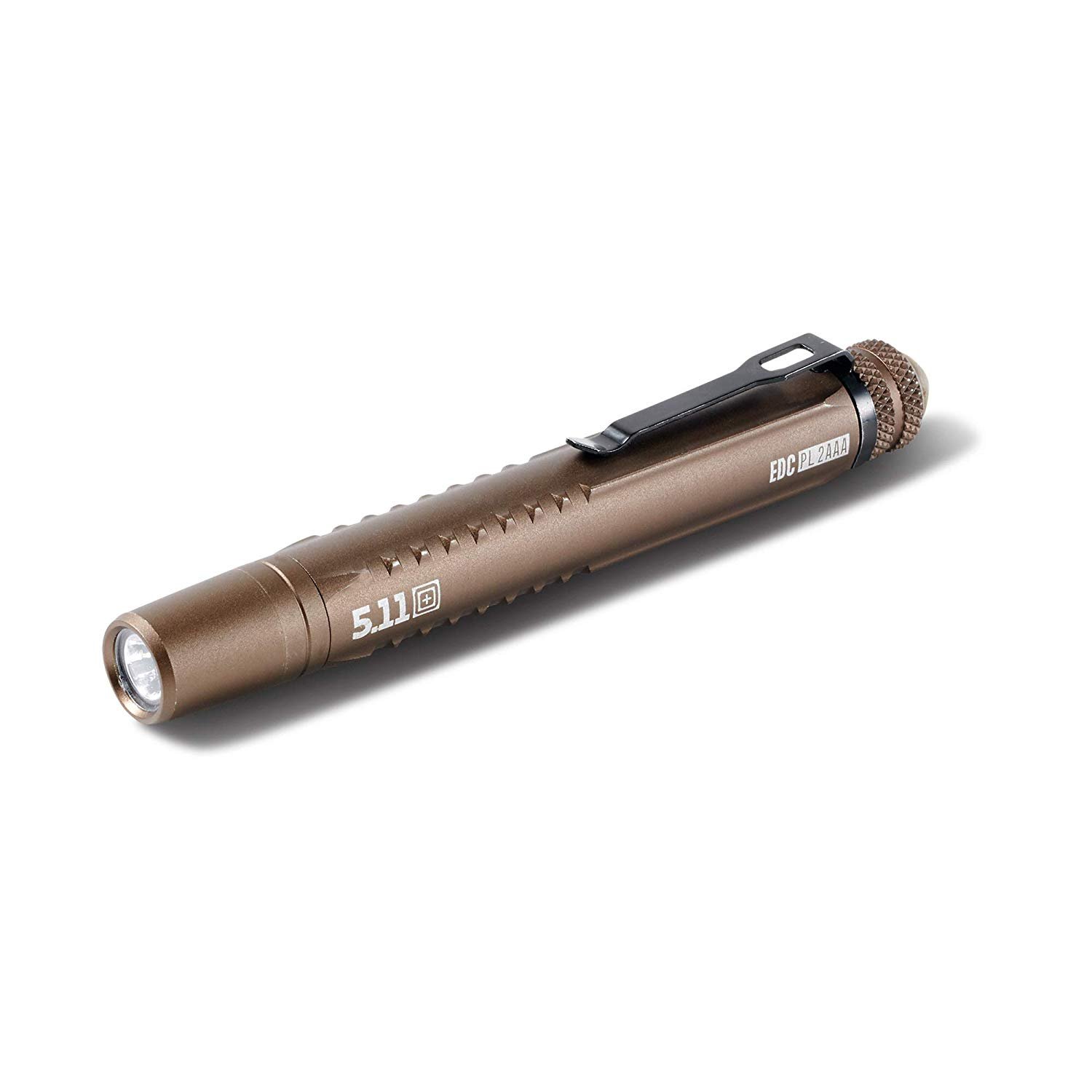 5.11 edc pl 2aaa penlight tactical flashlight, style 53380, cool grey