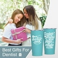thumbnail image 4 of Dentist Gifts For Women, Dental Gifts For Dentist, Idea Gifts For Dentists, Dentist Appreciation Gifts, Dental Gifts For Coworker, Funny Dentist Gifts 20oz Stainless Steel Tumbler, 4 of 6
