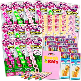 My Little Pony Party Favors Coloring Book & Crayon Set 12 Pack ( Assorted  Style) 