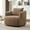 Dark Brown, variant on Jopath Swivel Accent Chair,360° Upholstered Swivel Barrel Chair with a Throw Pillow for Living Room,Bedroom, Office and Hotel,Gray