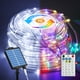 thumbnail image 1 of Luces solares tipo cuerda ICRGB, 22 m, 200 LED, IP67, control remoto a prueba de agua, 1 of 8