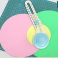thumbnail image 5 of Portable Rotary Circle Cutter Circular Paper Cutter Round Paper for Cardboard Craft Supplies Cards Making Greeting Cards DIY, 5 of 8