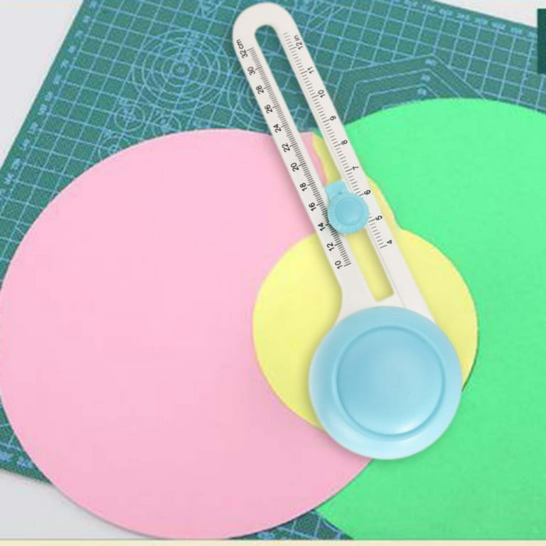 Circle Paper Cutter Knife, Round Cutting Trimmer Patchwork Compass for  Scrapbook Paper Cardstock Cards DIY Craft - AliExpress