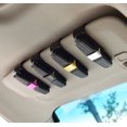 thumbnail image 1 of Clip para gafas de coche, soporte creativo multifunción para gafas, clip para gafas de coche, clip de almacenamiento para parasol de coche, dorado LingWen 8390615941648, 1 of 1
