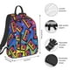 thumbnail image 2 of Balery Vintage Audio Cassettes Mochila ligera para hombre y mujer: duradera e impermeable, ideal para la escuela, el trabajo, viajes y uso diario., 2 of 7