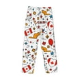 thumbnail image 5 of Balery Canada Day print Men's Pajama Pants,Ultra Lightweight Pjs,Lounge Pant-Large, 5 of 9