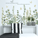 thumbnail image 5 of Decalmile Vinilos Decorativos Árbol Hoja Plantas DIY Pegatinas de Pared Dormitorio Sala de Estar TV Decoración de Puerta de Pared, 5 of 7