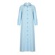 thumbnail image 4 of Vestido Largo Hasta El Tobillo Liso de Manga Larga Con Cuello Vuelto Para Mujer Odeerbi  ODB116877, 4 of 8