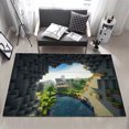 thumbnail image 1 of Game Minecraft Carpet 47'' x 71'' Bedroom Sofa Rug Door Mat Kitchen Bathroom Mats, 1 of 5