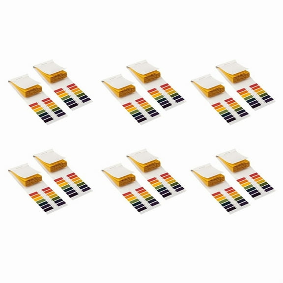 12 Set 160 Strips 1-14 PH Litmus Paper Ph Test Strips Water Cosmetics Soil PH Test Paper Strips with Control Card