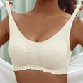 thumbnail image 4 of Women's Underwear Push Up Bra Without Seamless Comfort Sports Padded Lace Soft Seamless Stretch Bustier Y Full-Coverage T-Shirt Bra, 4 of 6