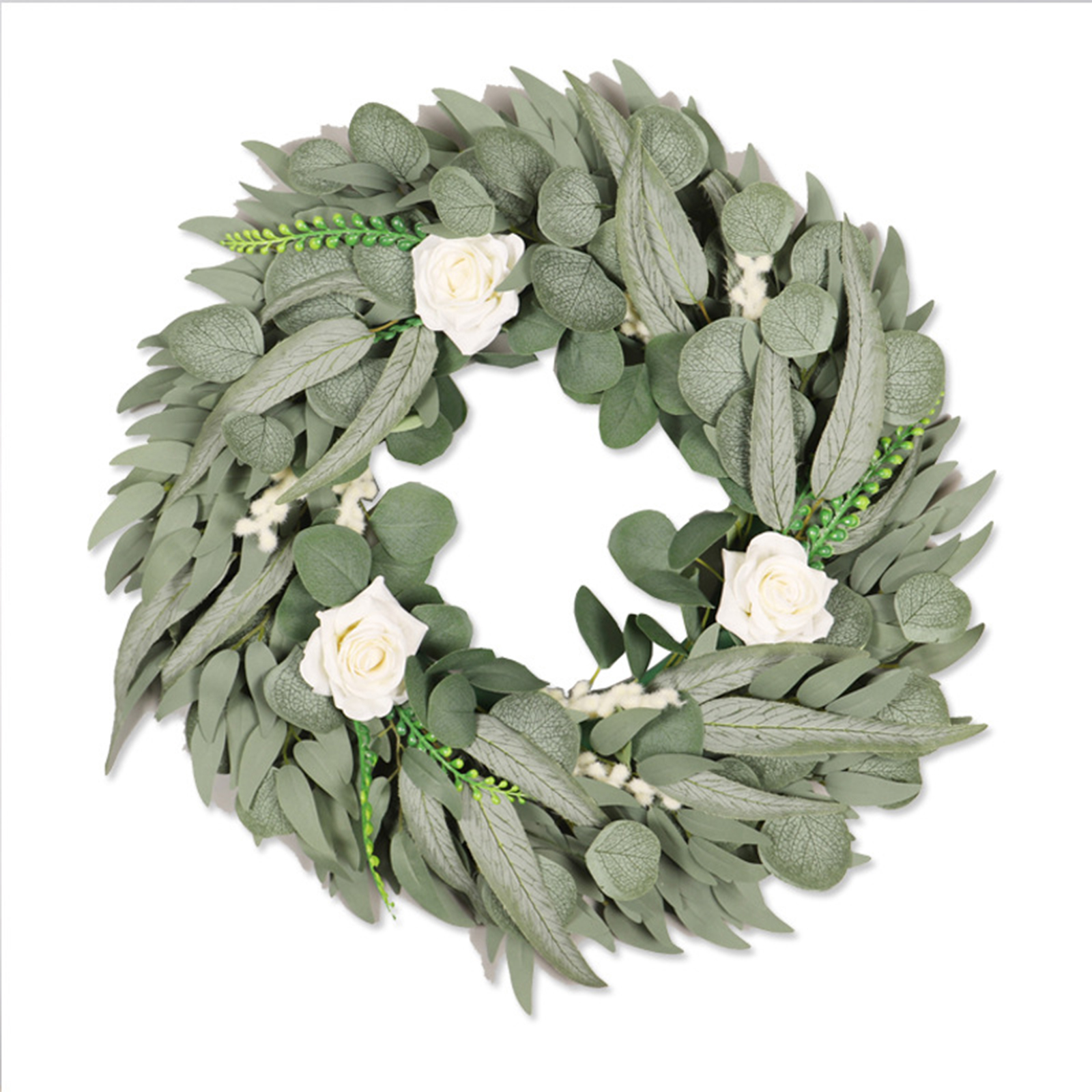 Spring Home Wreath Simulation Eucalyptus Fake Trellises Festival Crafts