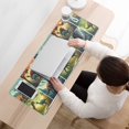 thumbnail image 3 of Long Mouse Pads for Desk,Colorful Dinosaurs Landscape Pattern Desk Mats on Top Of Desks, Desk Mouse Pad Extra Large with 3mm Non-Slip Base and Stitched Edge for Gaming,Office,Work,Home 31.5"x11.8", 3 of 6