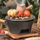 thumbnail image 1 of Parrilla de carbón portátil, hoguera redonda con parrilla, horno de rejilla, chimenea, estufa de barbacoa para Picnic, Camping, senderismo al aire lib , L L, 1 of 8