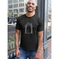 thumbnail image 2 of Silhouette Forest Wildlife T-Shirt Men -Image by Shutterstock, Male Small, 2 of 4