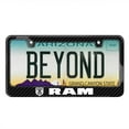 thumbnail image 2 of RAM Black Real 3K Carbon Fiber Glossy Finish License Plate Frame, 2 of 7