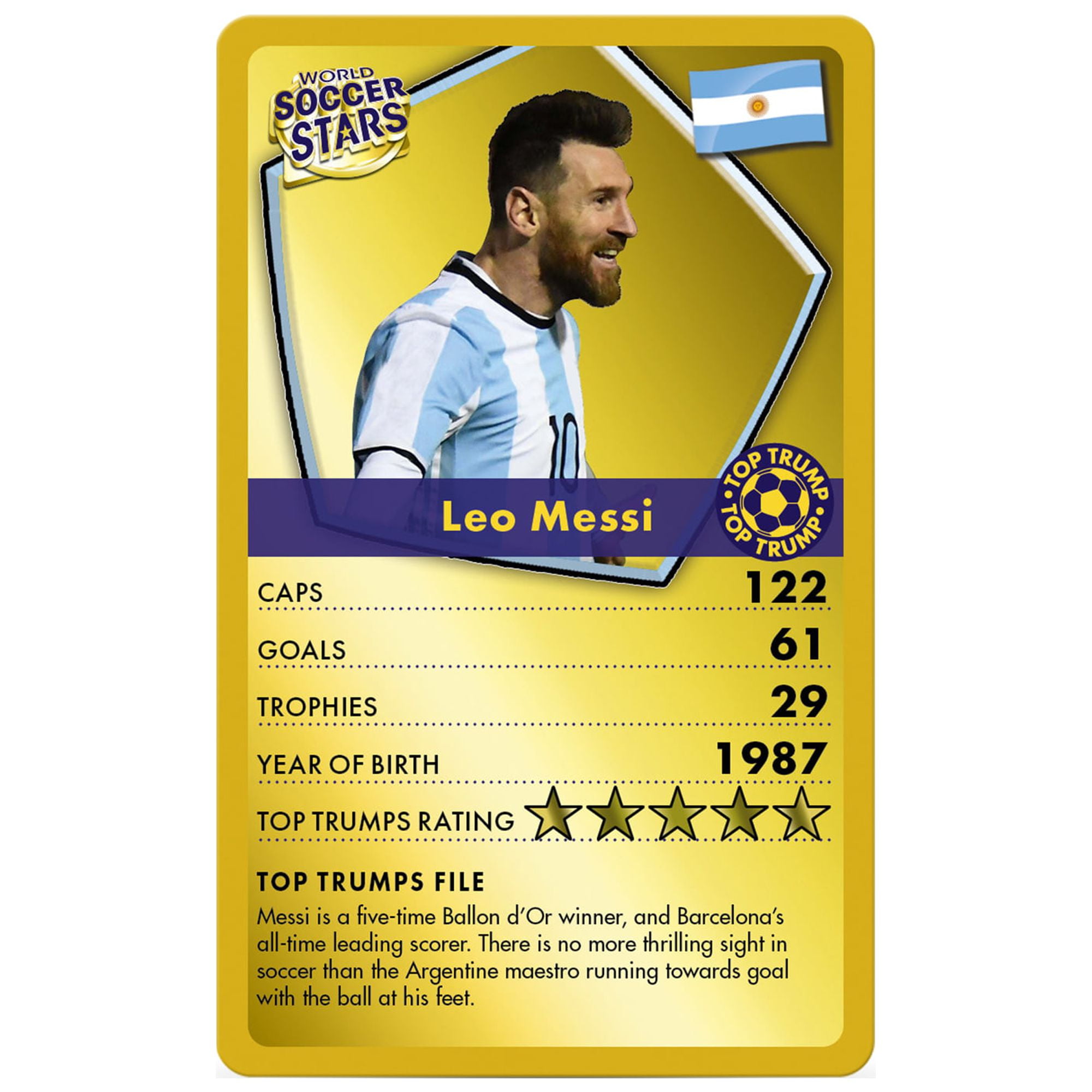  Top Trumps World Soccer Stars Specials Card Game