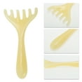 thumbnail image 3 of Unique Bargains 1 Pc Portable Antlers Head Massage Comb for Home Beige Resin, 3 of 5