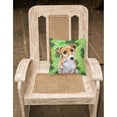 thumbnail image 2 of Carolines Treasures BB9887PW1818 Jack Russell Terrier 2 St Patricks Fabric Decorative Pillow  18H x18W multicolor, 2 of 2