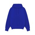 thumbnail image 2 of Innerwin Sweatshirts Drawstring Men's Hoodies Fall Solid Color Thick Hooded Sweatshirt Royal Blue L, 2 of 3