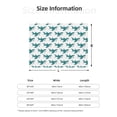 thumbnail image 5 of Yiaed Cartoon Shark Print Blanket Throw Blanket Soft Cozy Flannel Blanket for Home Bed Sofa Couch Chair-80"x60", 5 of 6