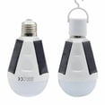thumbnail image 2 of Solar Charging Emergency LED Bulb With IP65 Watertight E27 Base, Portable Power Outage Light For Camping, Outdoor Tents, Hike Or Home, Rechargeable 1200 mAh, Bright Long Runtime, Easy Install, 2 of 8