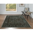 thumbnail image 2 of Linon Home Decor Platinum Area Rug Collection, Blue and Black, 5' x 7'6", 2 of 4