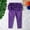 Dark Purple, variant on RTKFRFLM Little Girls Ruffle Trim Leggings Solid Color Stretchy Base Layer Pants Red 0-6 Months