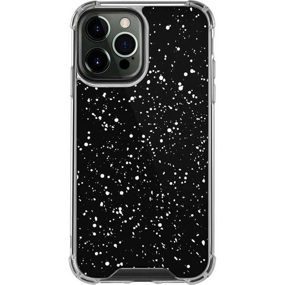 Skinit Polka Dots Black Speckle iPhone 14 Pro Max Clear Case