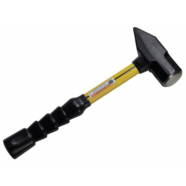Council Tool Cross Pein Sledge Hammer - 3 Lb Wood Handle Hammer For Blacksmithing, Forging & Metalwork