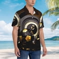 thumbnail image 3 of Balery Casino Cards Camisas hawaianas de manga corta para hombre, camisas playeras de corte holgado, camisas de vacaciones con botones,3X-Large, 3 of 7