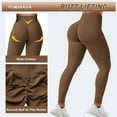 thumbnail image 2 of Scrunch Butt Lifting Leggings for Women Impact Gym Seamless Workout Leggings Mid Low Waist Tummy Control Booty Lifting Yoga Pants, 2 of 6