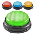 thumbnail image 2 of Zumbadores de juego con respuesta de sonido, botones para niños para espectáculos de juegos, botones de timbre, noches de Trivia en el aula, 4 Uds., 2 of 7