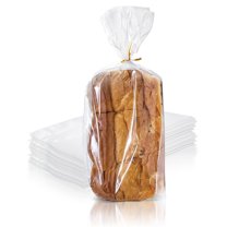Gusseted Plastic Bread Bags 5.5 x 4.75 x 19, Plastic Bread Storage Bags 1000 Pack, PE 1 Mil Clear Gusseted Plastic Bags, Waterproof Bread Storage Bags, Durable Clear Plastic Bags