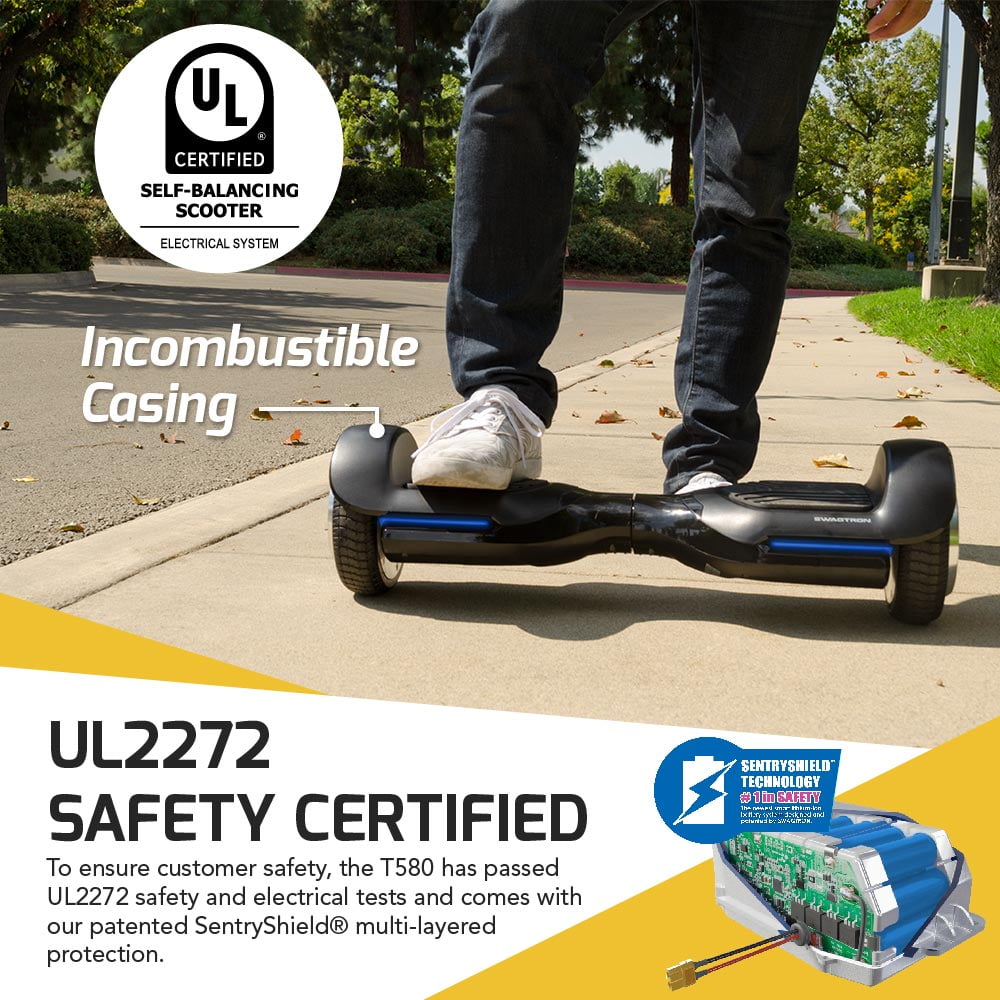 Swagtron Self Balancing Scooter with LED Lights and Nigeria Ubuy