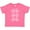 Hot Pink, variant on Inktastic Biking Bicycle Silhouette Girls Toddler T-Shirt