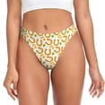 thumbnail image 1 of Balery Happy St. Patrick's Day Tangas de Algodón para Mujer con Estampado – Ropa Interior Sexy, Transpirable, G-string-4X-Large, 1 of 6