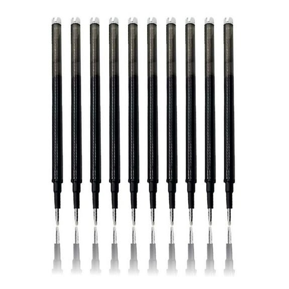 Erasable Pens Friction Pens Refills, 10Pcs 0.7 Mm Black Rollerball Pen Refills Set