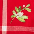 thumbnail image 5 of DII Red Embroidered Corner With Border Tablecloth Set, 5 of 11