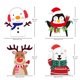 thumbnail image 3 of Adhesivos navideños para ventanas, CCINEE, 352 unidades, con forma de copos de nieve, 3 of 7