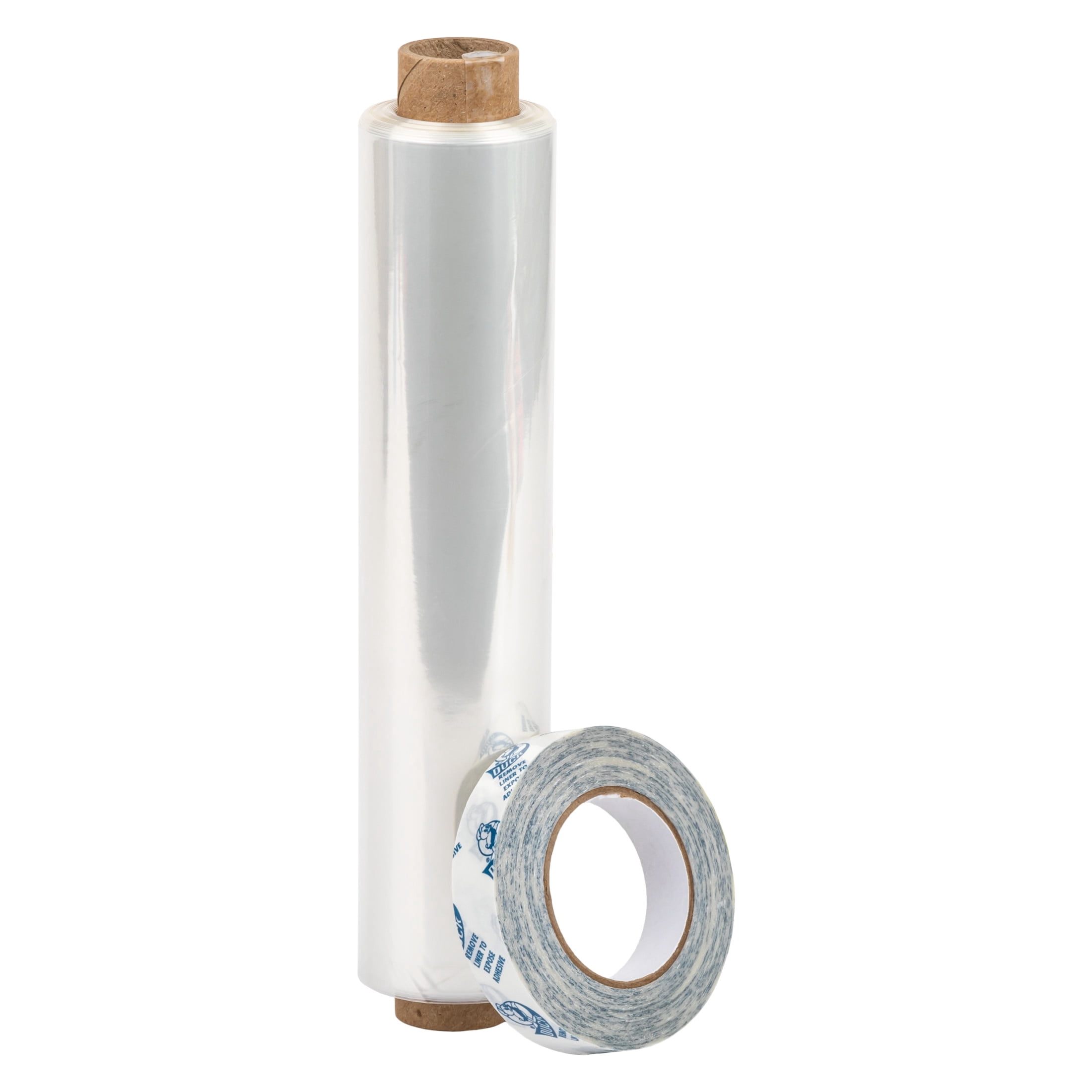 (2 pack) Duck Brand 84 in. x 120 in. Rolled Window Insulation Film Kit, Fits Patio Doors or XL Windows