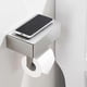 thumbnail image 4 of Bathroom Shelf with Toilet Paper Holder and Wipes Dispenser, Compact Storage Solution for Any Space, 4 of 5