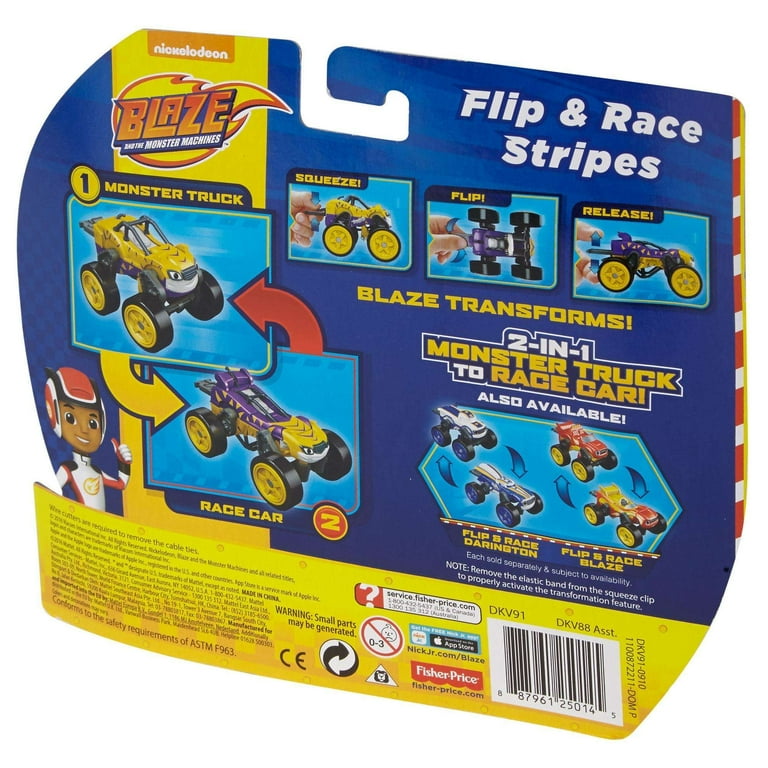 Nickelodeon Blaze and the Monster Machines Flip and Race Stripes