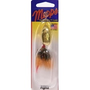 Mepps Dressed Aglia Inline Spinner, 1/4 oz, Gold and Brown