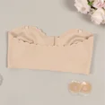 thumbnail image 3 of Women Front Buckle Strapless Bra Wireless Non Padded Bandeau Bra, 3 of 6