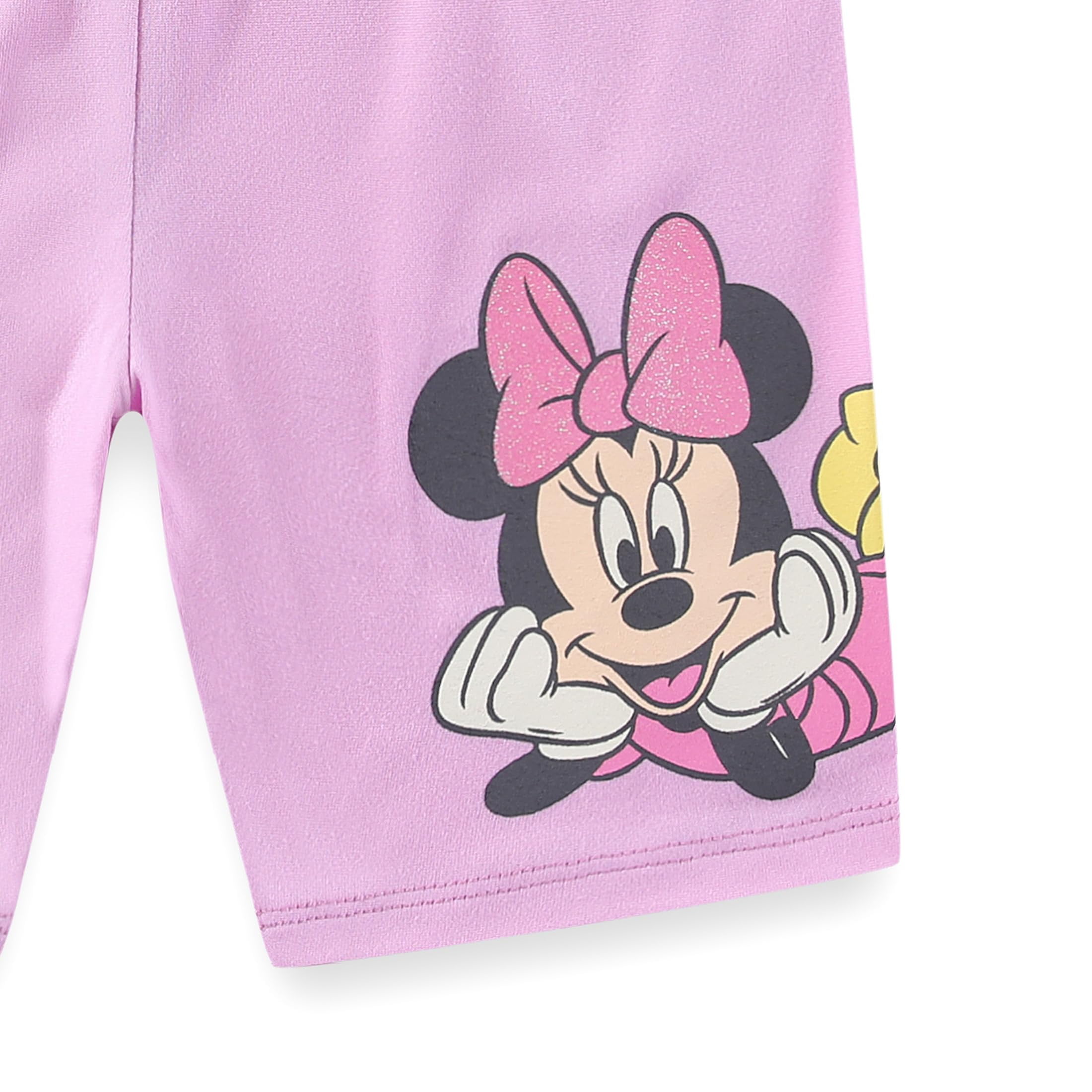 Disney Minnie Mouse and Daisy Duck Mix and Match Short Sleeve T-Shirt, Tank Top, and Shorts (Girls), 4 Piece Set, Sizes 3T-7