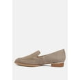 thumbnail image 4 of ANNA Taupe Suede Leather Loafers, 4 of 7