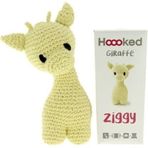Hoooked Ziggy Giraffe Kit W/Eco Barbante Yarn-Popcorn